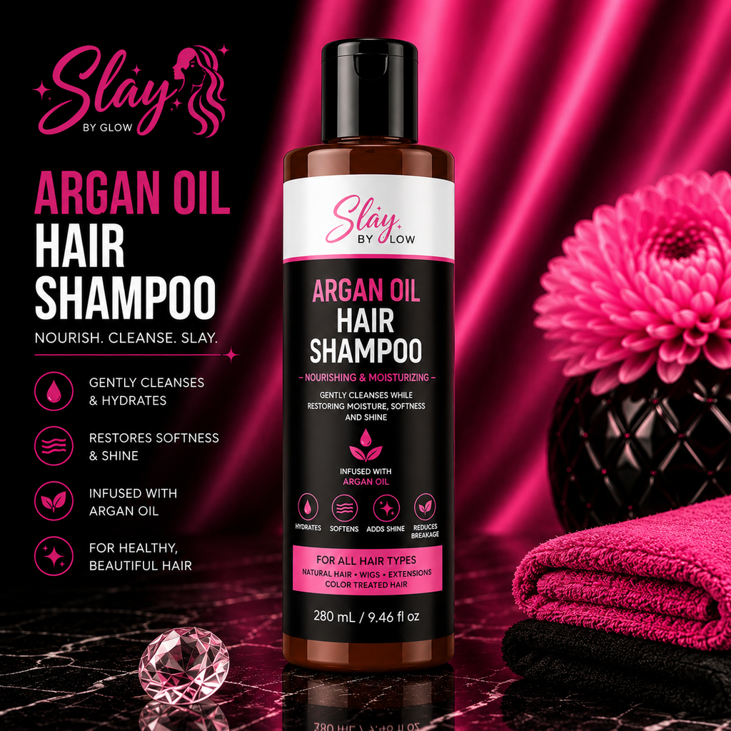 Slay by Glow Argan Oil Hair Shampoo | Nourishing & Moisturizing | 280ml