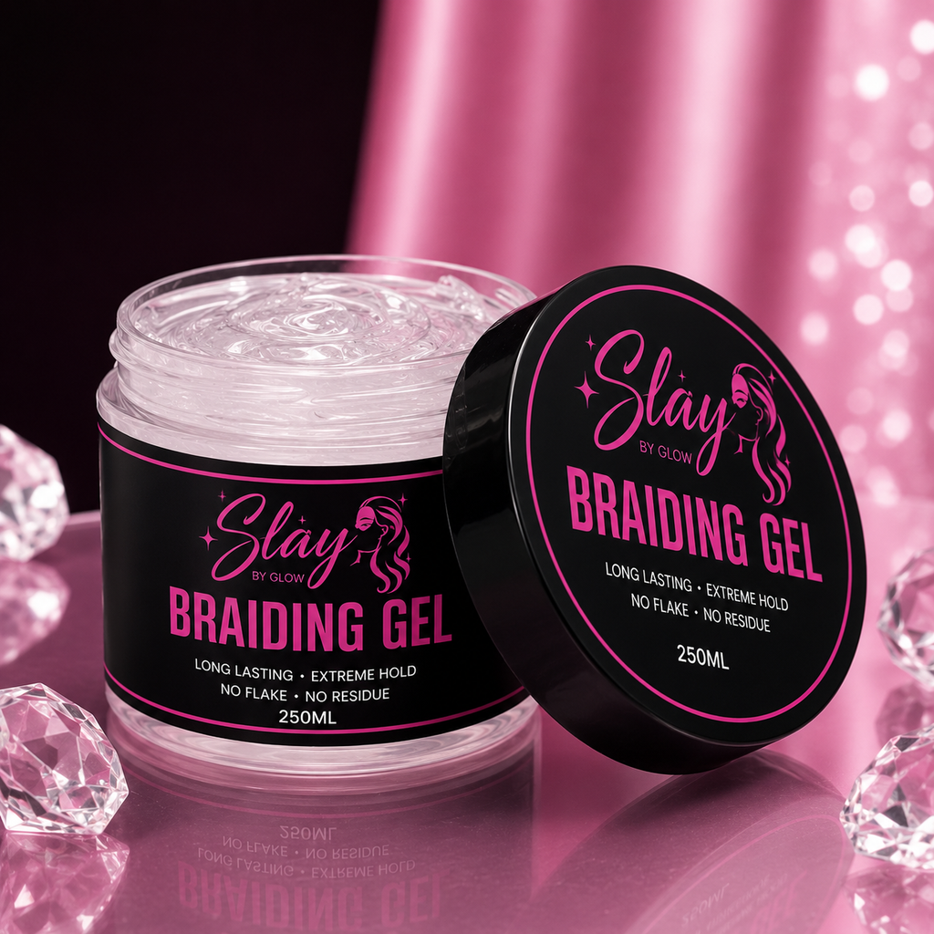 Slay by Glow Braiding Gel | Extreme Hold & No Flake