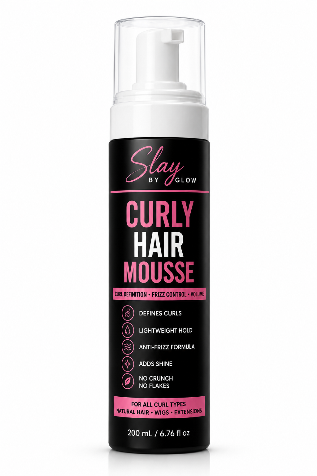 Slay By Glow Curly Hair Mousse