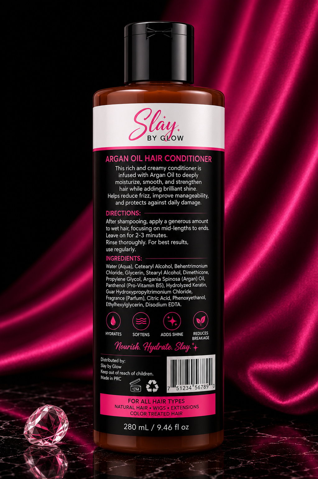 Slay By Glow Argon Oil Hair Conditioner