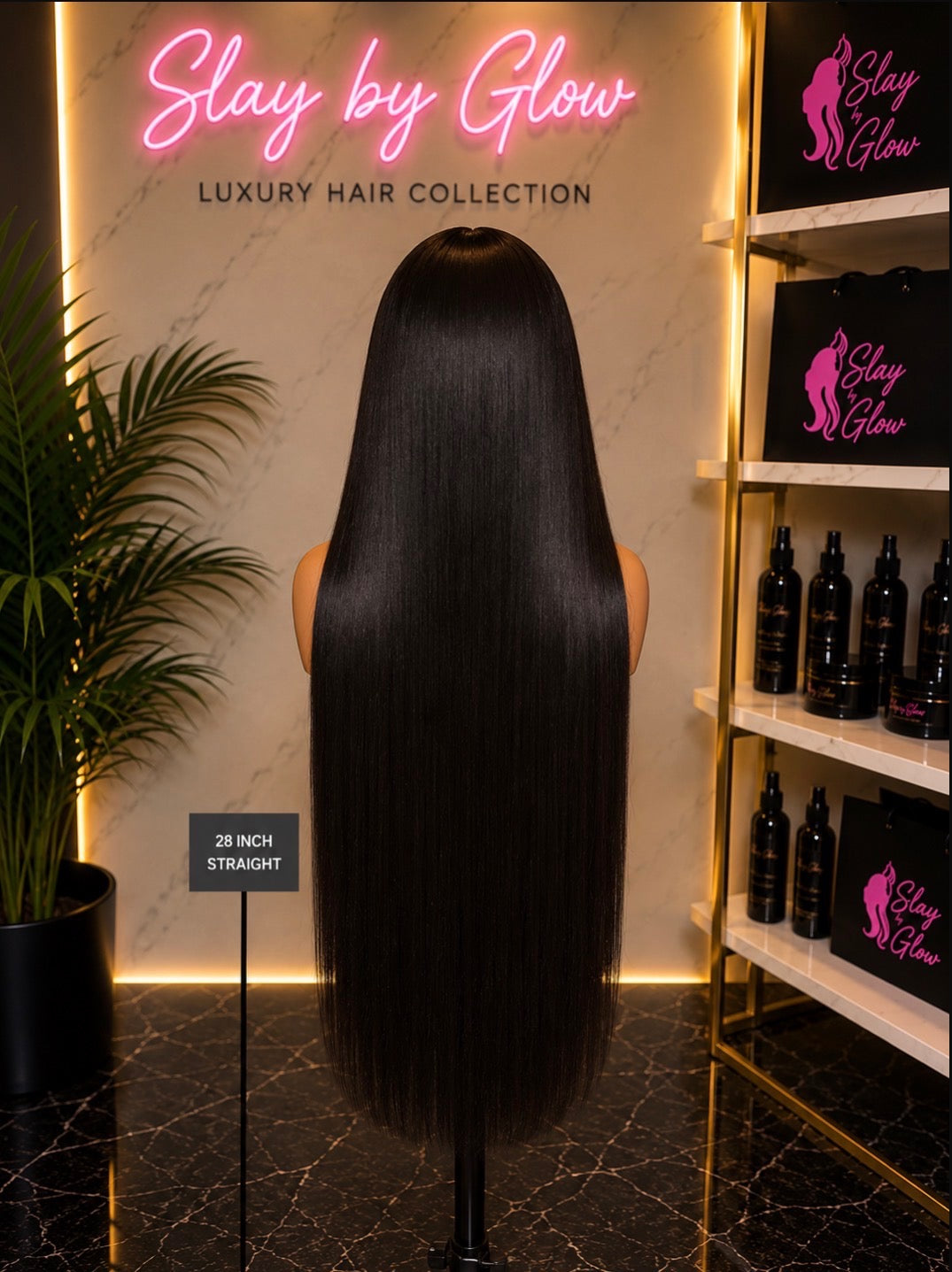 Raw Straight HD Lace Front Wig | 200% Density | Pre-Plucked