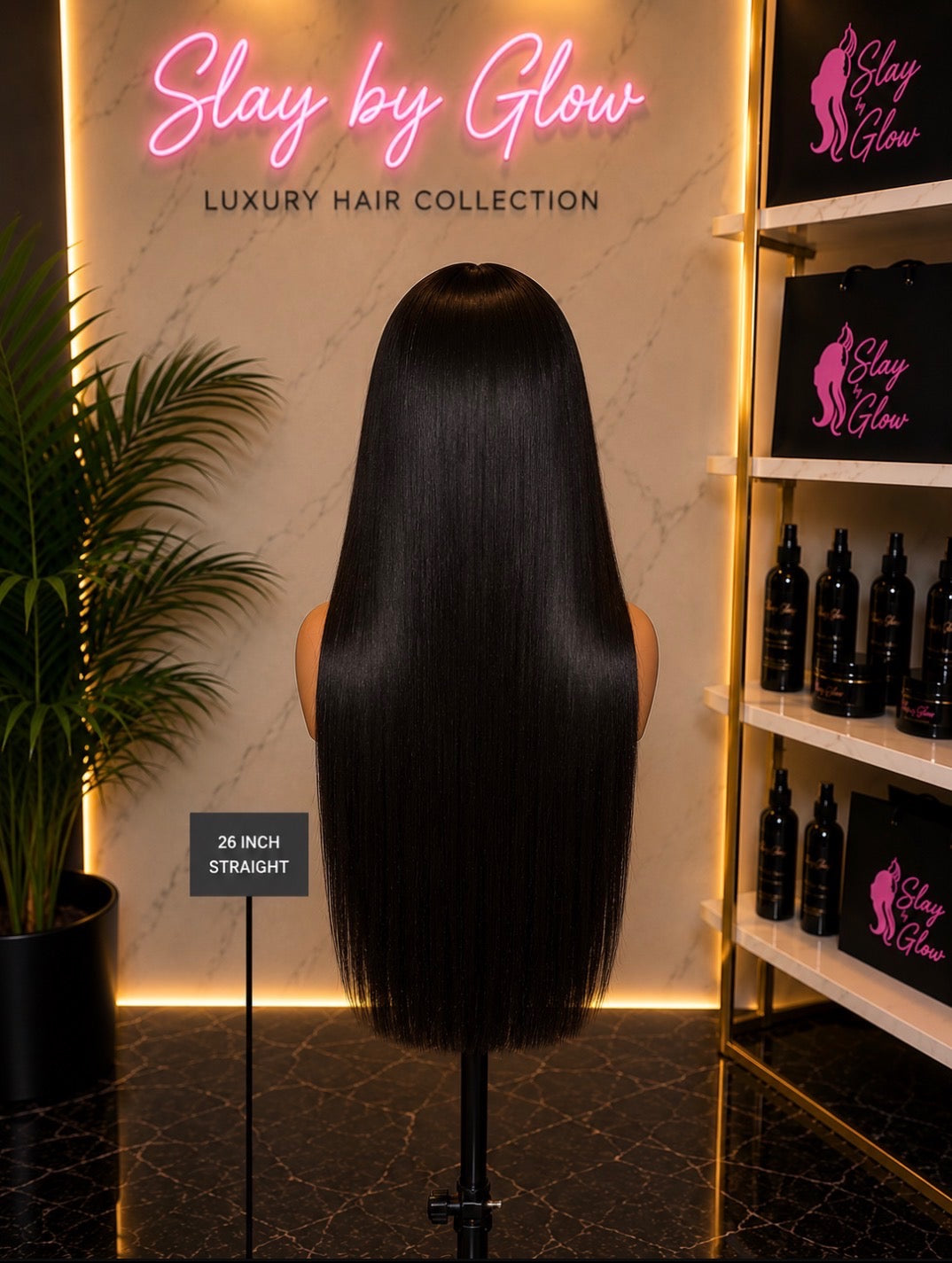 Raw Straight HD Lace Front Wig | 200% Density | Pre-Plucked