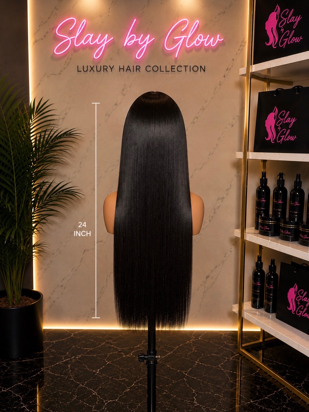 Raw Straight HD Lace Front Wig | 200% Density | Pre-Plucked