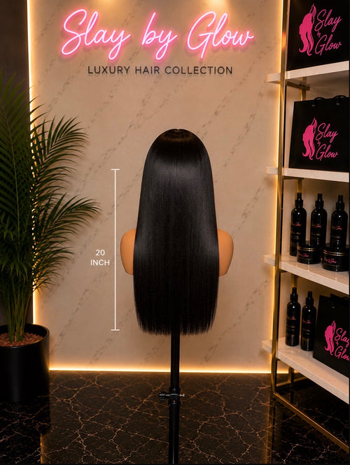 Raw Straight HD Lace Front Wig | 200% Density | Pre-Plucked